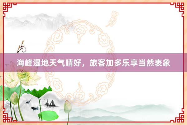 海峰湿地天气晴好，旅客加多乐享当然表象
